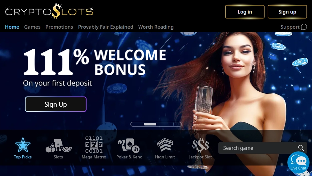 CryptoSlots Casino